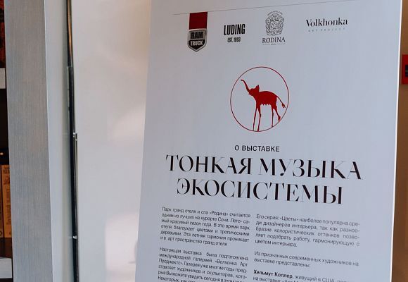 Открытие международной арт-выставки «Тонкая Музыка Экосистемы» в RODINA